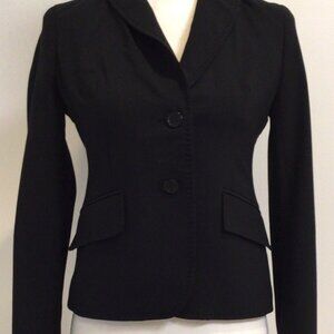 Anne Klein Platinum Blazer Jacket 2P Black Women